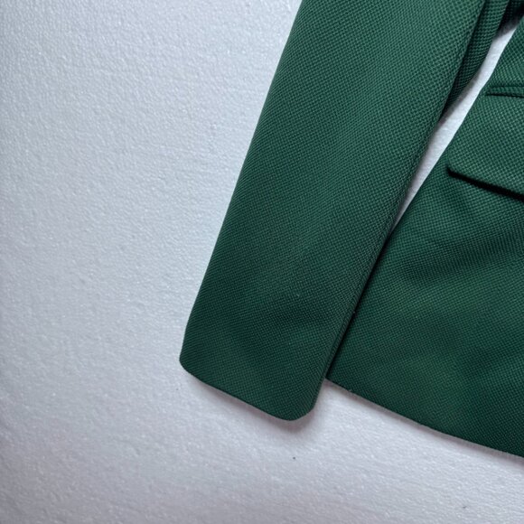 Jules & Leopold Womens Large Green Double Breasted Blazer Holiday Career Jacket - Picture 11 of 13